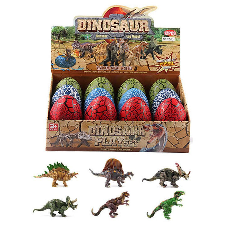 Ovo de Dinossauro Escama Brinquedos de plástico Páscoa Com Surpresa Dentro