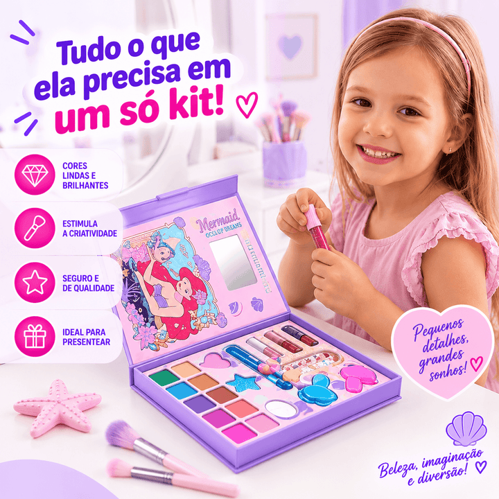 Kit Maquiagem Sereia