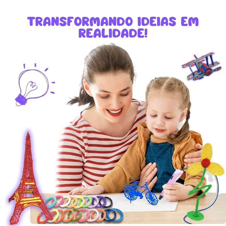 A Caneta Mágica das Crianças Criativas