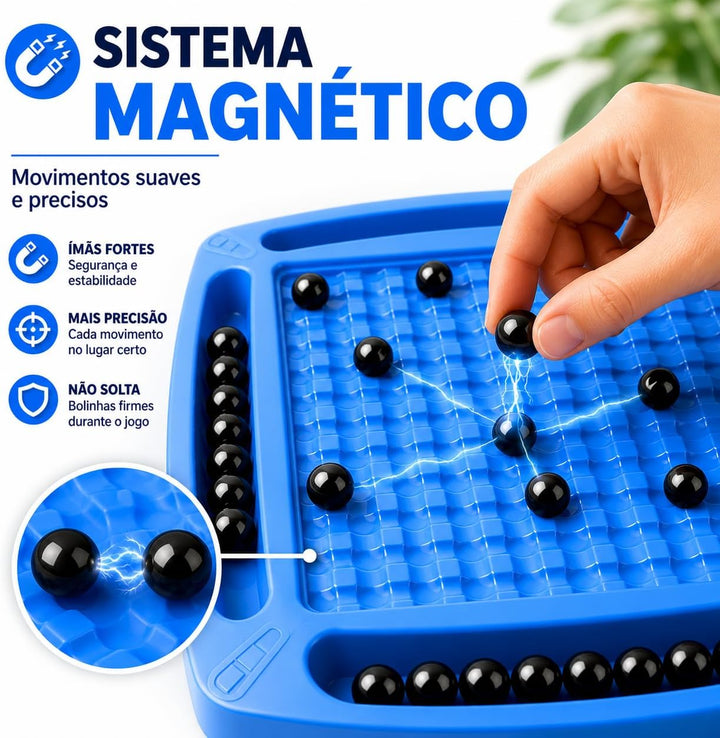 Jogo De Xadrez Magnético Interativo Infantil Adulto