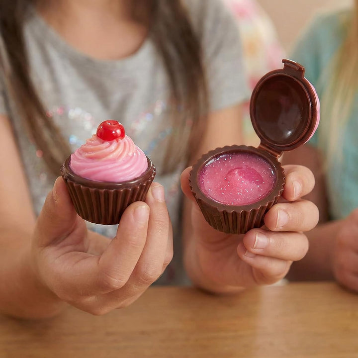 Kit 8 Cupcake Gloss Infantil, Hidratante Labial