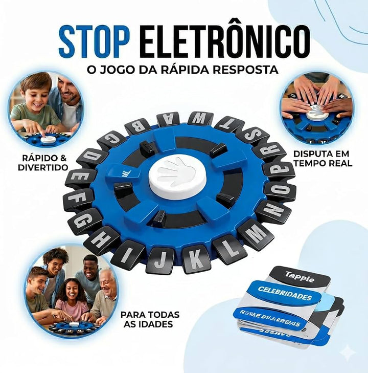 Jogo Stop Eletrônico Educativo com Timer de 12 Segundos