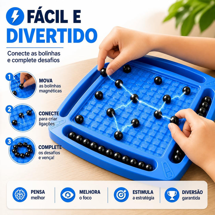 Jogo De Xadrez Magnético Interativo Infantil Adulto