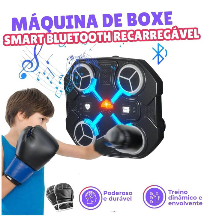 Máquina De Boxe Pro Eletrônico Músical De Led