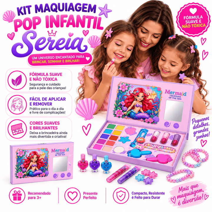 Kit Maquiagem Sereia®