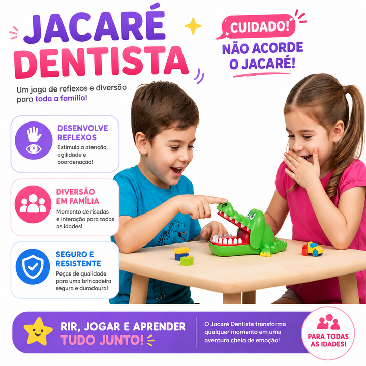 Brinquedo Jacaré Maluco