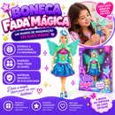 Boneca Com Asas C/ Brilho Ballet Articulada 30Cm - Promoçã