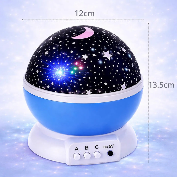 Luminária Projetor Galáxia Led 360° Rgb Usb Infantil Mesa
