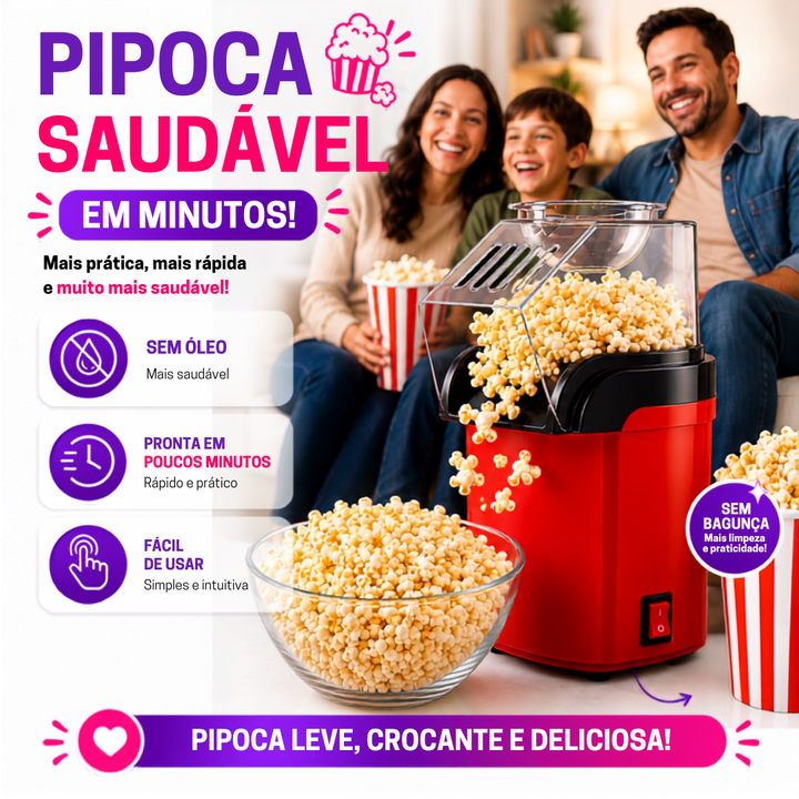 Pipoqueira Cinema em Casa – Sem Óleo 1200W-127v