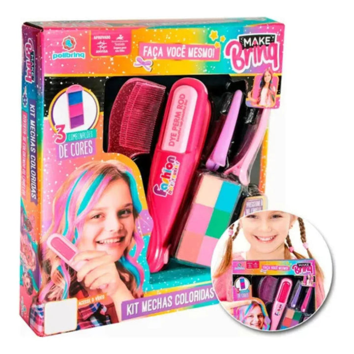 Kit Mechas Coloridas Infantil