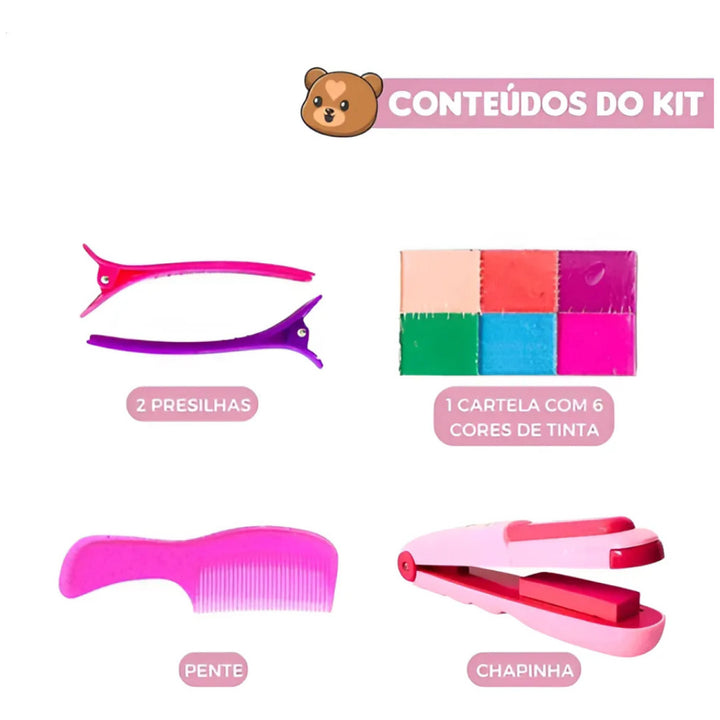 Kit Mechas Coloridas Infantil