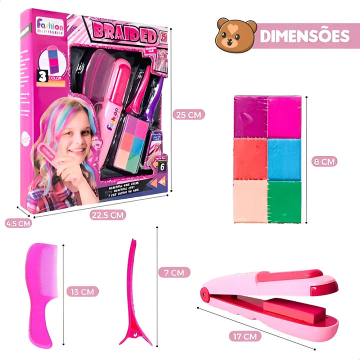 Kit Mechas Coloridas Infantil