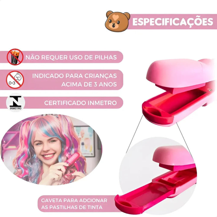 Kit Mechas Coloridas Infantil