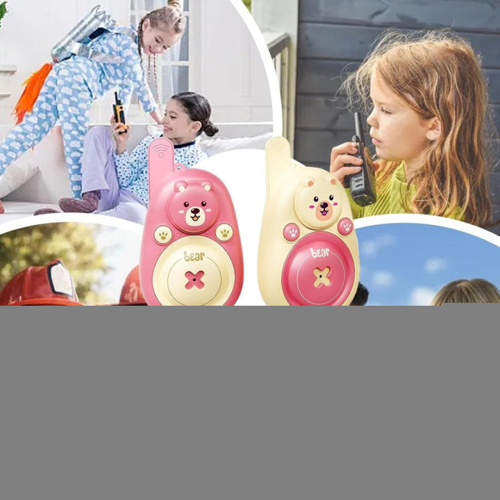 Kit 2 Brinquedol Walkie-Talkie Rádio Comunicador Infantil