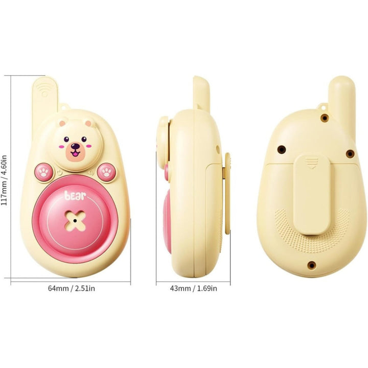 Kit 2 Brinquedol Walkie-Talkie Rádio Comunicador Infantil