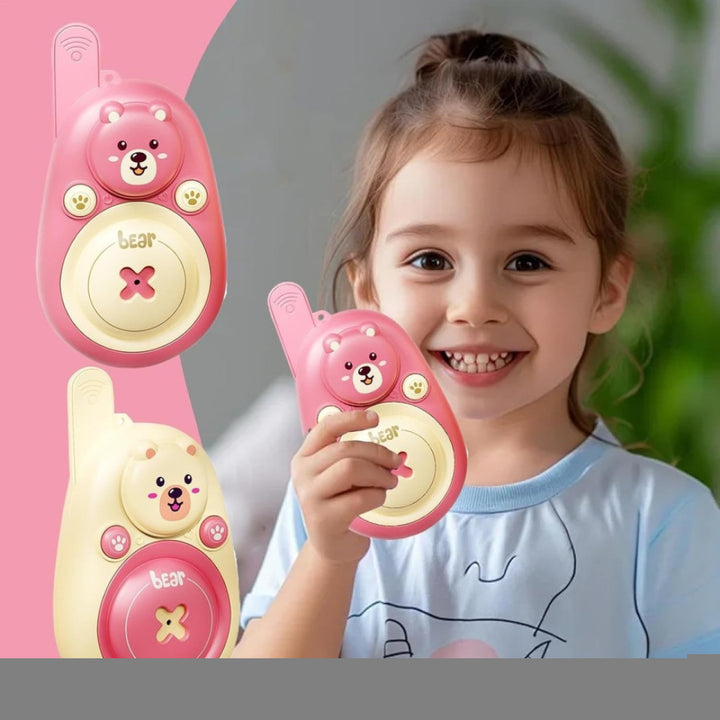 Kit 2 Brinquedol Walkie-Talkie Rádio Comunicador Infantil