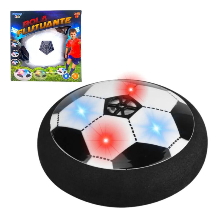 Bola Flutuante Com Luz A Pilha Hoverball Brinquedo Infantil