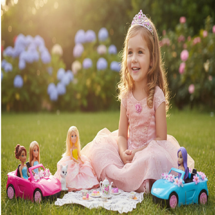 Boneca Polly Patty Com Carro E Acessorios