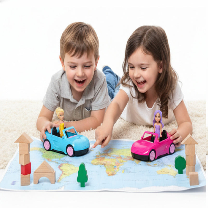 Boneca Polly Patty Com Carro E Acessorios