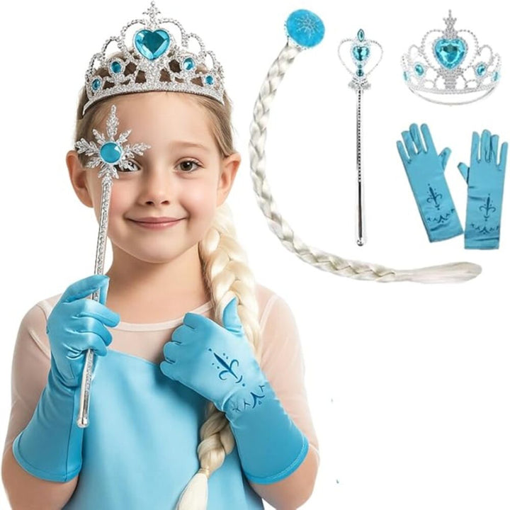 Kit Fantasia Princesa Do Gelo Infantil