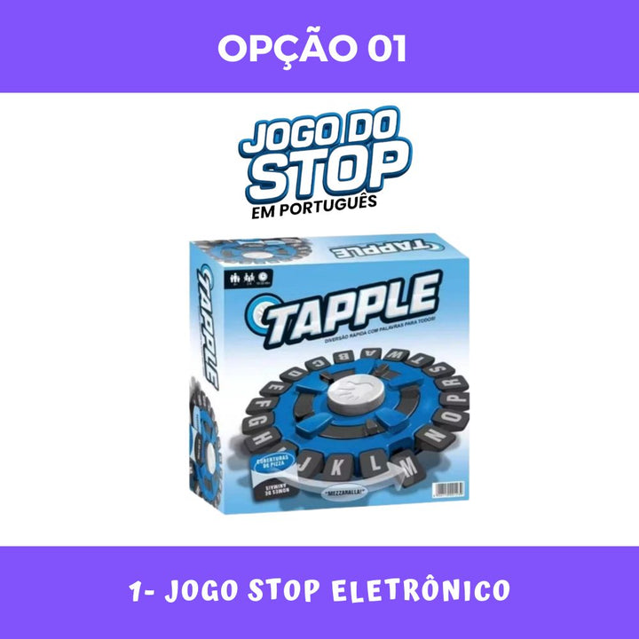 Jogo Stop Eletrônico Educativo com Timer de 10 Segundos