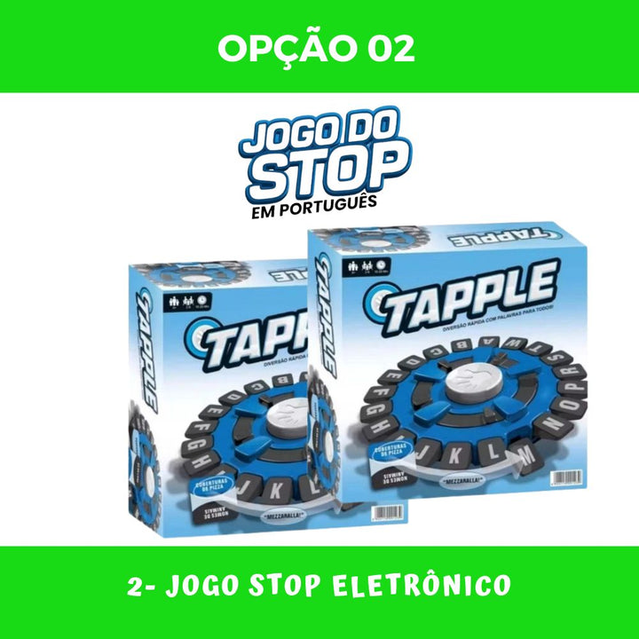 Jogo Stop Eletrônico Educativo com Timer de 10 Segundos