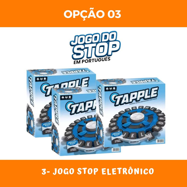 Jogo Stop Eletrônico Educativo com Timer de 10 Segundos