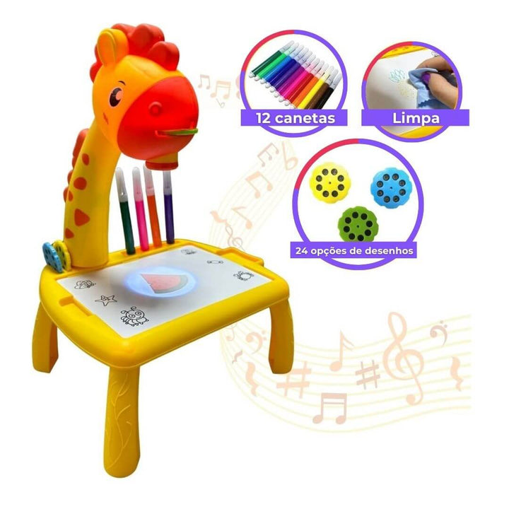 Mesa Projetora Infantil Desenho Educativa Arte Kids™