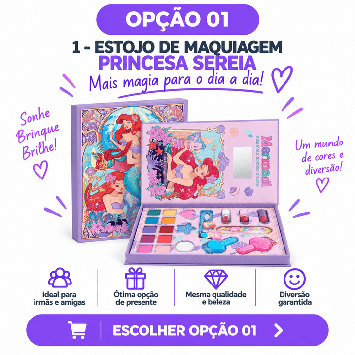 Kit Maquiagem Sereia®