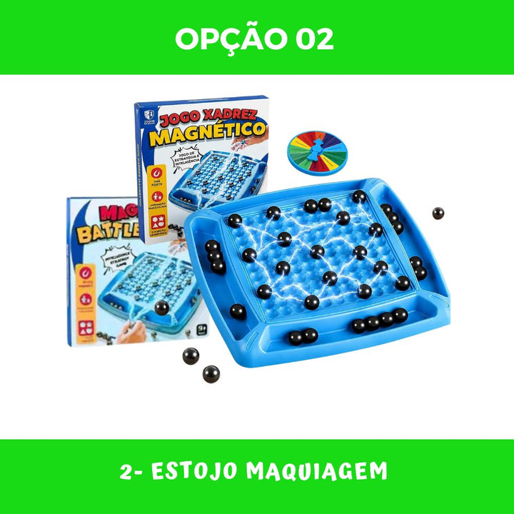 Jogo De Xadrez Magnético Interativo Infantil Adulto