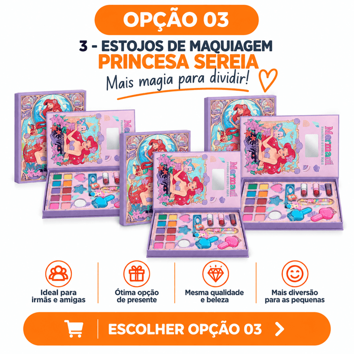 Kit Maquiagem Sereia®