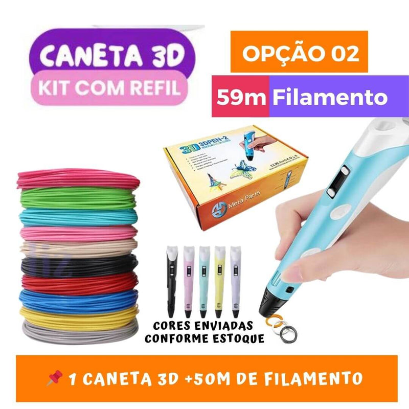 Caneta Toyprint3D "A Caneta Mágica das Crianças Criativas"