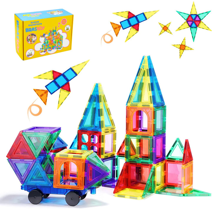 Blocos de Construção Magnéticos 3D