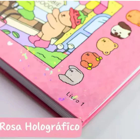 Livro De Colorir Bobbie Goods Capa Dura | 50 Páginas