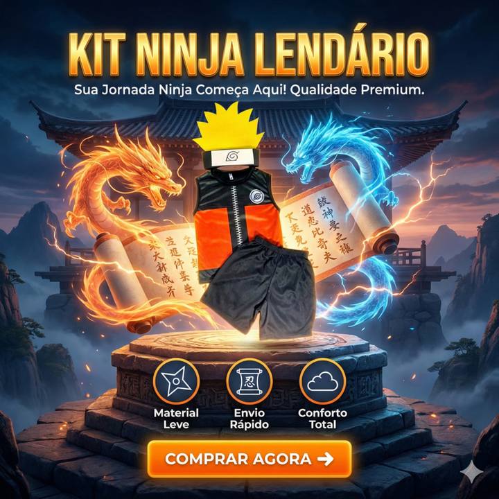 Fantasia Infantil Masculina Naruto M Shippuden Carnaval