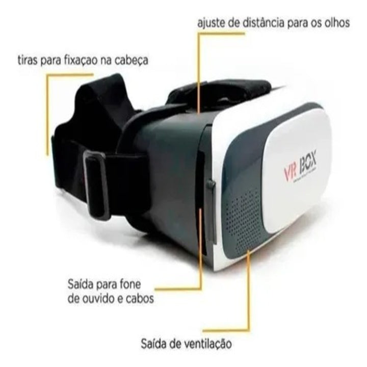 Óculos 3D Realidade Virtual Vr Box + Controle Bluetooth