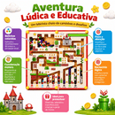 Jogo Aventura Game Retrô Labirinto Magnético Reino Mágico