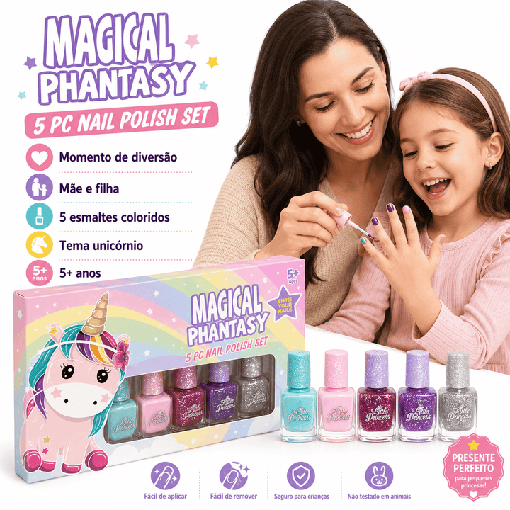 Kit de Esmaltes Infantil Magical Phantasy