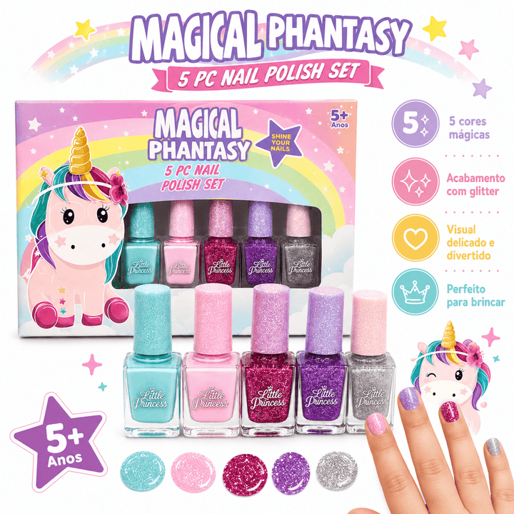 Kit de Esmaltes Infantil Magical Phantasy