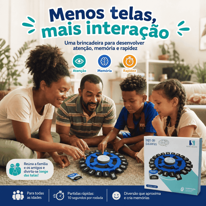 Jogo Adedonha Stop da Nova Geração para toda Família