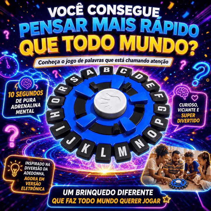 Jogo Adedonha Stop da Nova Geração para toda Família
