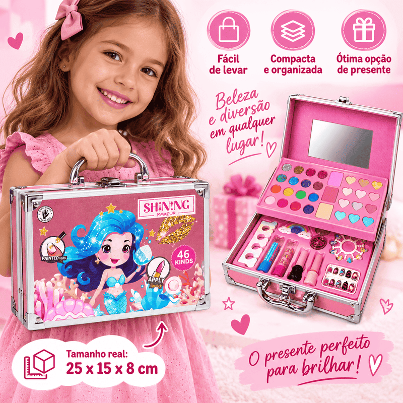 Maleta Sereia🧜‍♀️O Presente Que Faz os Olhinhos Brilharem®
