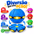 Bola Maluca Mágica Transformável Disco com LED 17cm Infantil