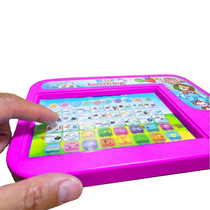Tablet Infantil Rosa Aprender Matemática Melodias Canções Portugues Ingles