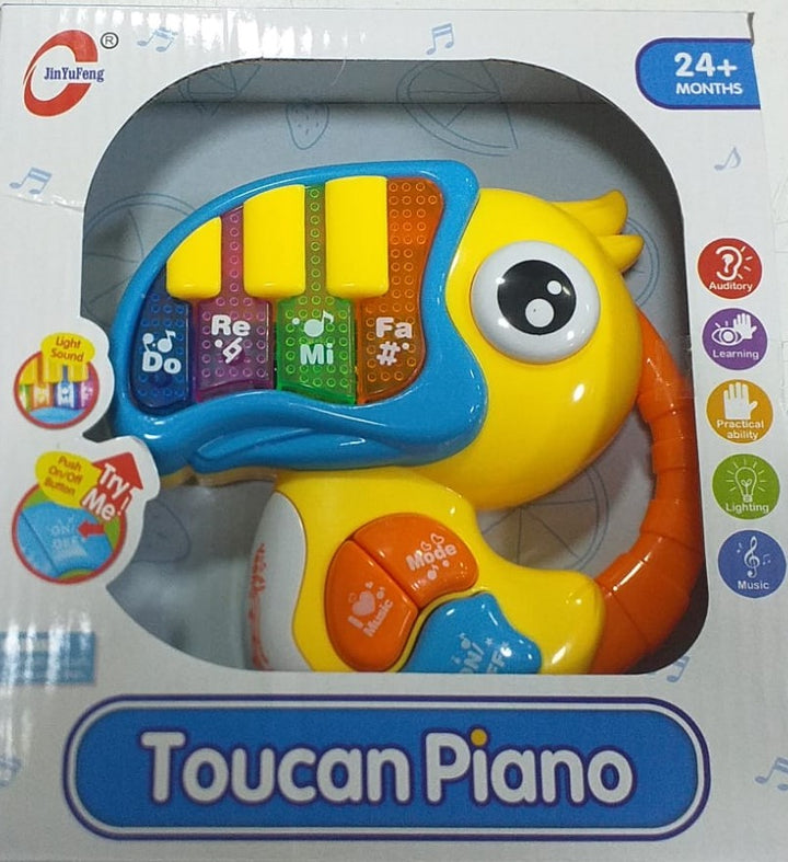 TUCANO COM PIANO MUSICAL