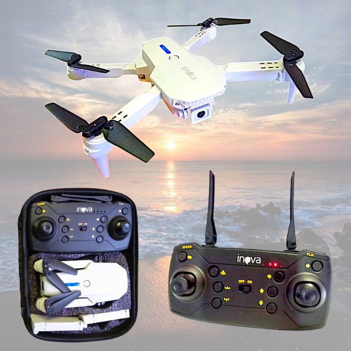 Drone Com 2 Bateria Câmera Dupla E Sensor De Obstáculos