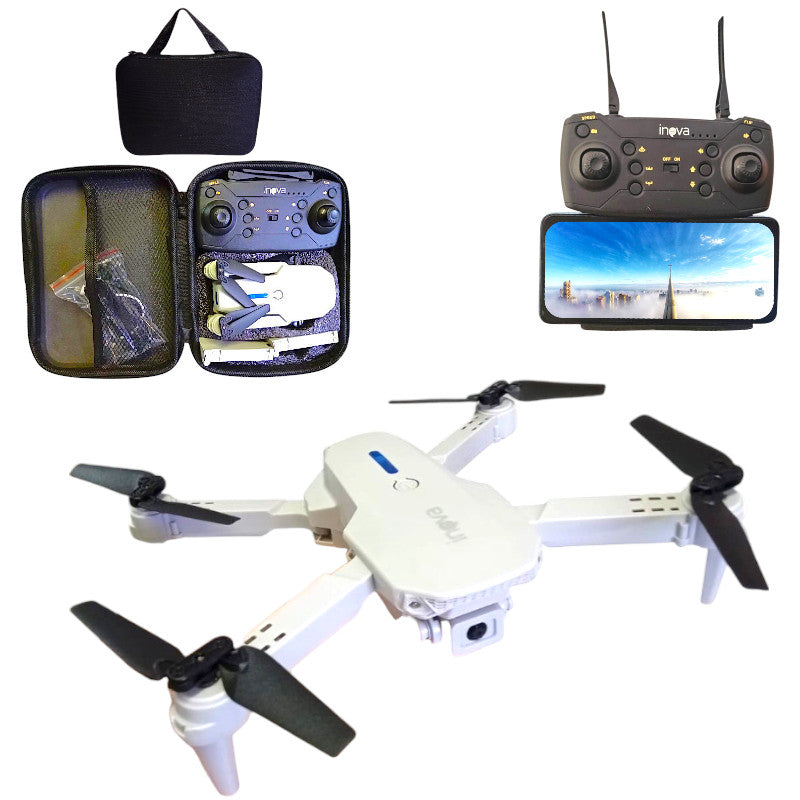 Drone Com 2 Bateria Câmera Dupla E Sensor De Obstáculos