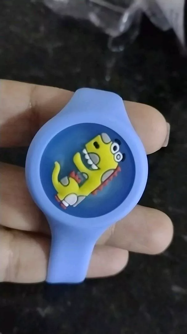 Relógio MENINO Infantil Anti Mosquito Repelente Figurinhas