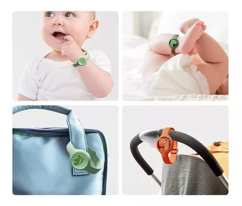 Relógio MENINO Infantil Anti Mosquito Repelente Figurinhas