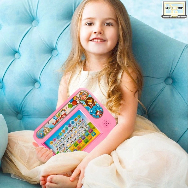 Tablet Infantil Rosa Aprender Matemática Melodias Canções Portugues Ingles